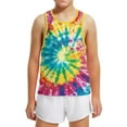 thumbnail image 6 of HAOTAGS Summer Tank Tops for Toddler (3-15Years) Trendy Tie Dye Print Sleeveless Tank Tops for Boys and Girls Multicolor 6 Years, 6 of 6