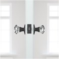 thumbnail image 4 of Baldwin Reserve Pvcrytrr152 Privacy Crystal Knob and Traditional Round Rose Matte Antique Nickel Finish, 4 of 7