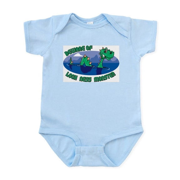CafePress - Beware Of Loch Ness Monster Infant Bodysuit - Baby Light Bodysuit, Size Newborn - 24 Months