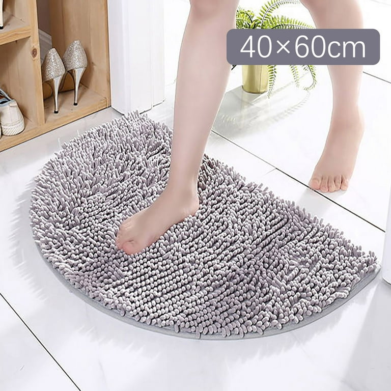 40 X 60cm Microfiber Soft Bath Mat, Non-slip Bathroom Mats Machine