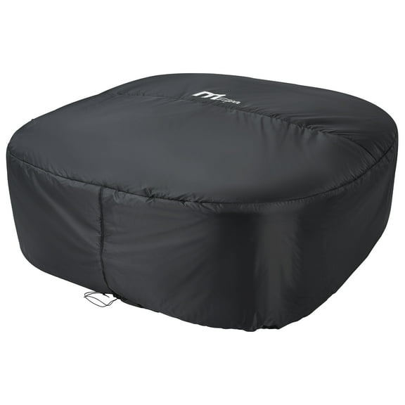 Open Box MSpa Square Cover with Snug Fit Design for Outdoor 6 Person Spas