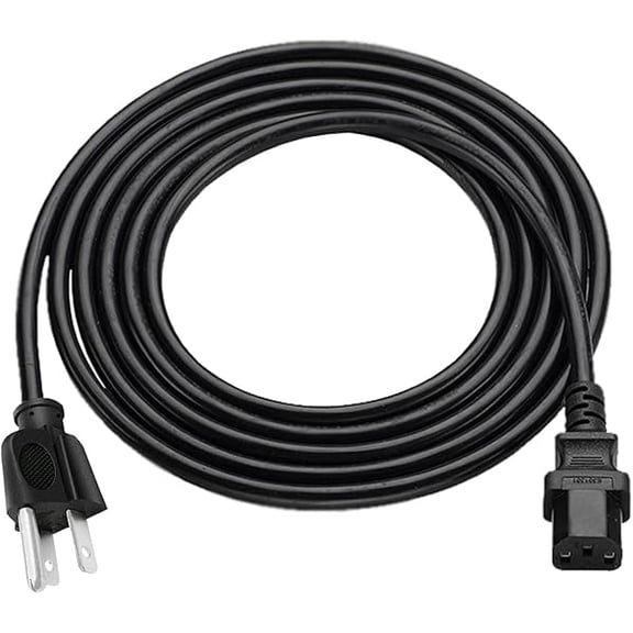 Quyaojz 3 Prong Power Cord Replacement for Vizio TV SV470M VL320M M370NV VO420E M320NV M470NV VA26L VL420M XVT373SV E551VA VW47LF XVT553SV XVT3D554SV VA6 VX240M VW26L 8.2ft AC Power Cord Cable