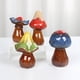 thumbnail image 5 of Mushroomss Toilet Porcelain Toilet Covers Decorative/ Toilet Screw Cover Caps/ 2Pcs Ceramic Mushroomss Toilet Screw Caps/ Bathroom Decor, 5 of 8