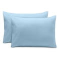 thumbnail image 1 of Juego de fundas de almohada Bare Home Premium 1800 King 20 x 36 azul claro 2 unidades, 1 of 6
