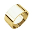 thumbnail image 1 of 10mm Flat Band in 14k Yellow Gold - Size 7, 1 of 9