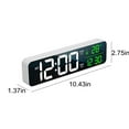Battery Operated Atomic Clock with Auto , Digital Wall Clock/Digital