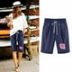 thumbnail image 1 of Puntoco Pantalones cortos de salón para mujer Pantalones cortos con cordón y estampado de cintura elástica para mujer, 1 of 3