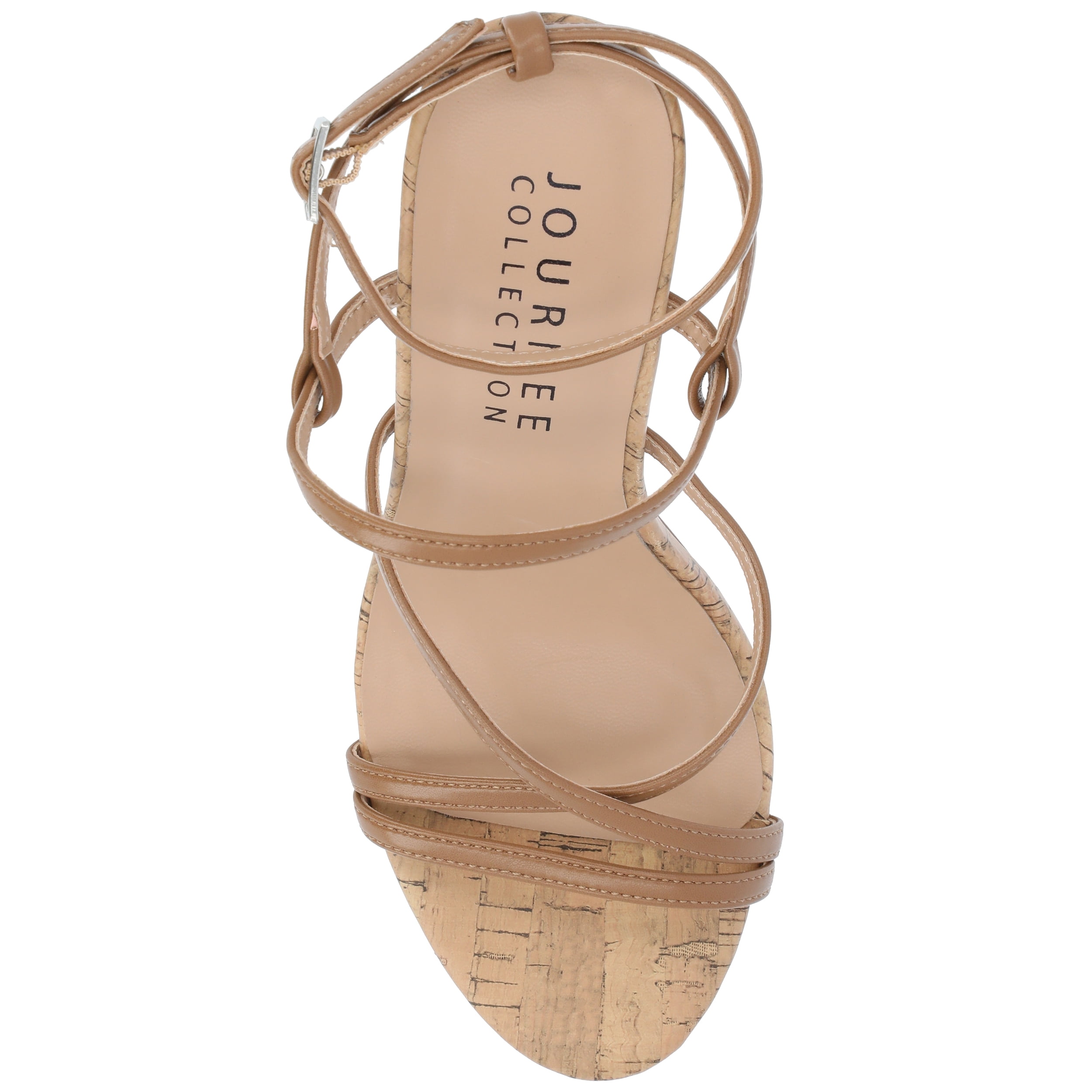 Journee Womens Fylissa Multi Strap Stiletto Open Toe Sandals