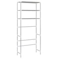 thumbnail image 2 of vidaXL 3-Tier Storage Rack over Laundry Machine Silver 69x28x169 cm, 2 of 5