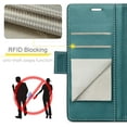 thumbnail image 3 of Samsung Galaxy S22 Ultra 5G Wallet Case with [RFID Blocking] Card Holder Magnetic Kickstand,Leather Flip Protective Case Wallet for Samsung Galaxy S22 Ultra 5G 6.8 Inch, 3 of 6