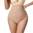thumbnail image 3 of SWSMCLT Women's Firm Butt Lifter High Waisted Thong Breathable Control Panties Shapewear Shorts Spandex Butt Lifting Medium Nude Medium, 3 of 4