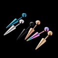 thumbnail image 3 of Del Pendiente de Del Perno Prisionero Del Oído de de material acero Inoxidable de 6 Piezas Yuyangstore Piercing de la oreja Barbell, 3 of 7