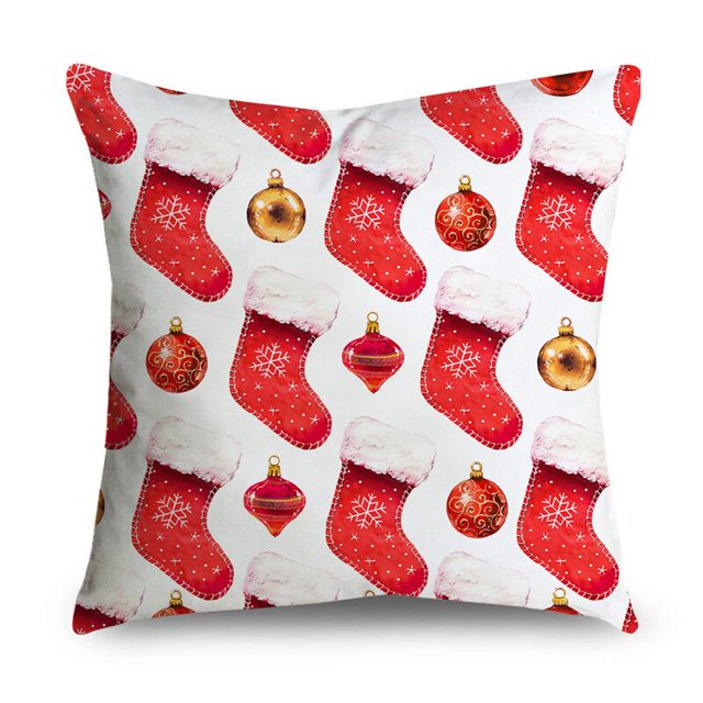 Fundas de almohada navideñas para niños, calcetines de Papá Noel, Cascanueces para sofá, decoración del hogar, 40/45/50cm