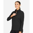 thumbnail image 2 of Devon & Jones DG410W Women's CrownLux Performance Windsor Welded Quarter-Zip Pullover-Black-L, 2 of 6