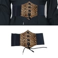 thumbnail image 2 of Fashion Tied Cincher Corset Belt Pattern Elastic Corset Waist Girdle Belt for Theme Event Various Outfit, 2 of 9