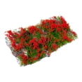 thumbnail image 4 of Césped artificial estático con forma de racimo de flores para decorar con arena y ferrocarril. rojo, 4 of 9