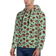 thumbnail image 3 of Haiem Ladybugs 3 Patterned Men's Hoodie with Kangaroo Pocket - Ideal Pullover Sweatshirt for Daily Wear, Travel, and Home-Small, 3 of 7