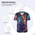 thumbnail image 3 of KLL Starry Sky White Cloud Puppy for Men's Baseball Shirts,Short Sleeve Casual Shirts Button Down Shirt for Men Beach Summer Wedding Shirt-XX-Large, 3 of 7