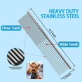 thumbnail image 3 of Dog Grooming Scissors with Round Tips Heavy Duty Titanium Pet Grooming Trimmer Kit Professional Thinning Shears Straight Scissors with Comb for Dogs and Cats (Set of ), 3 of 7