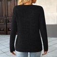 thumbnail image 2 of SUNBS Womens Long Sleeve Shirt for Women Fashion V Neck Sweater Tunic Tops Dressy Casual Work Blouse Trendy Fall Winter Clothing, 2 of 8