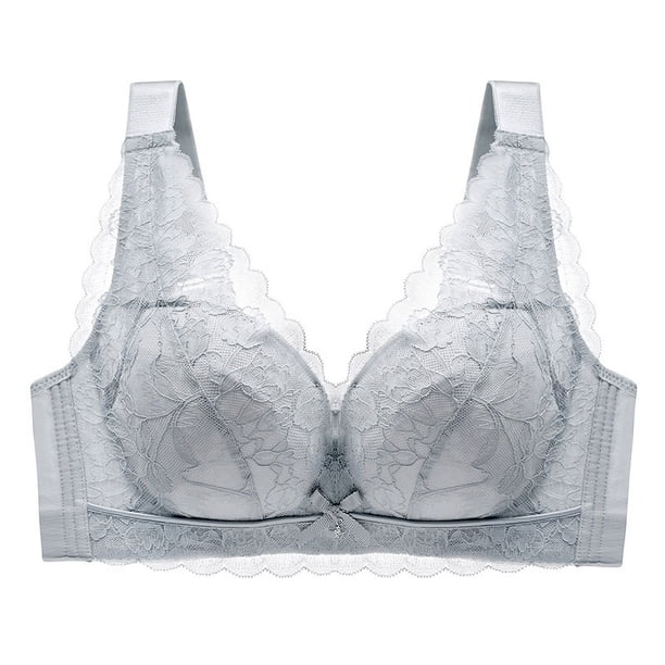 Sujetador pequeño de pecho grande, fino, fruncido, pecho auxiliar, ajustable, ropa interior de talla grande, sujetador antiflacidez para mujeres, para chicas gorditas
