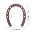 thumbnail image 2 of BESTYASH 7-Piece Light Brown Horseshoe Set for Western Party Decor and Wedding Centerpieces, 2 of 8