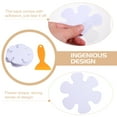 20Pcs Flower Shaped Bathtub Stickers Adhesive Shower Floor Stickers