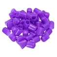 thumbnail image 1 of Uxcell Screw Thread Protectors End Caps Vinyl 50 Pcs 15mm Purple, 1 of 5