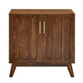 thumbnail image 4 of 31" Sideboard Buffet Cabinet with Storage, Wood Accent Cabinet with 2 Fluted Doors and Adjustable Shelves, Coffee Bar Station for Living Room,Entryway, 4 of 9