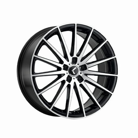 Kraze Stunna-Kr191 20X8.5 5X115 38Et 72.62Cb Black/Machined