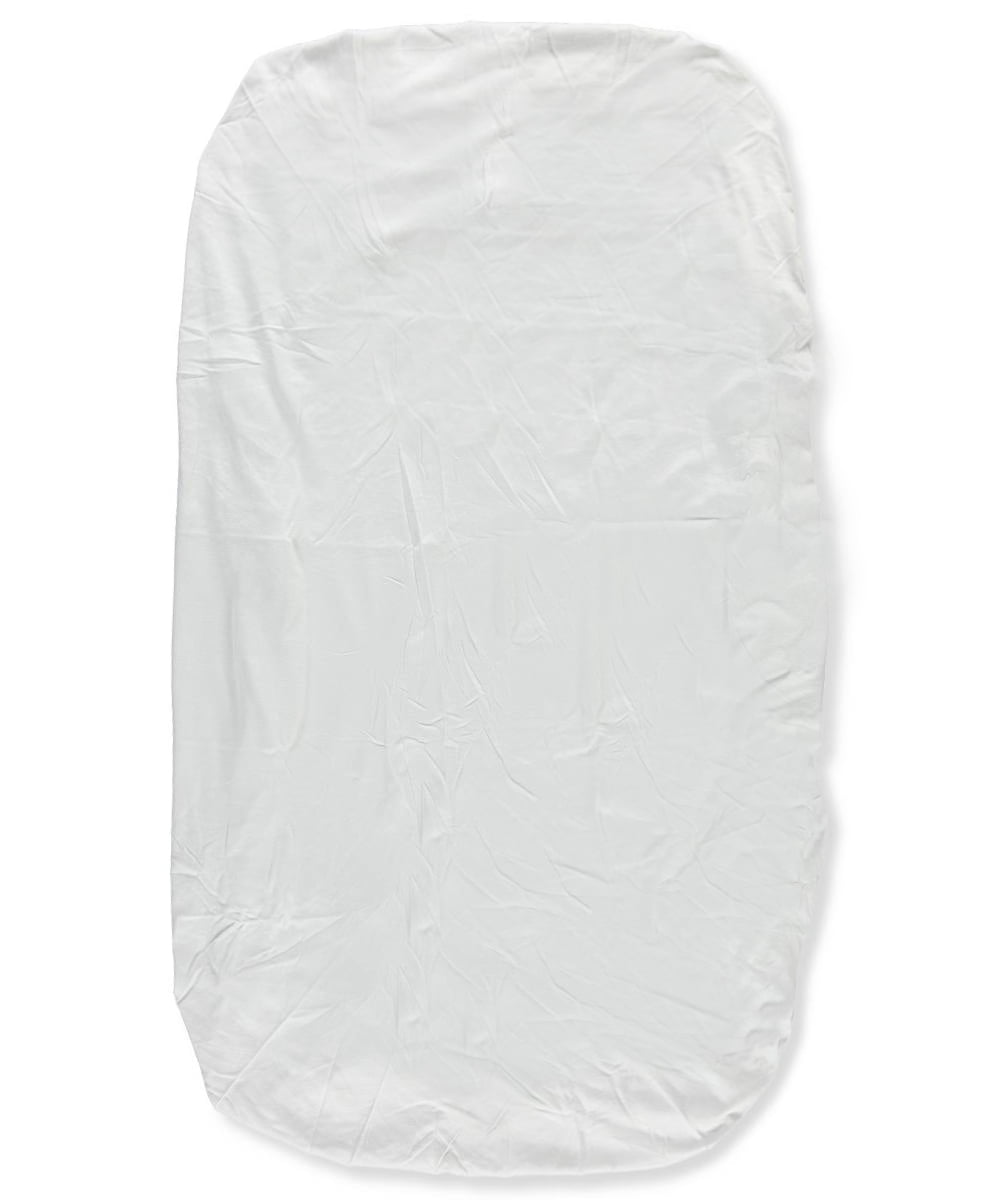 Touched by Nature Baby Organic Cotton Crib Sheet, Light Gray, One Size