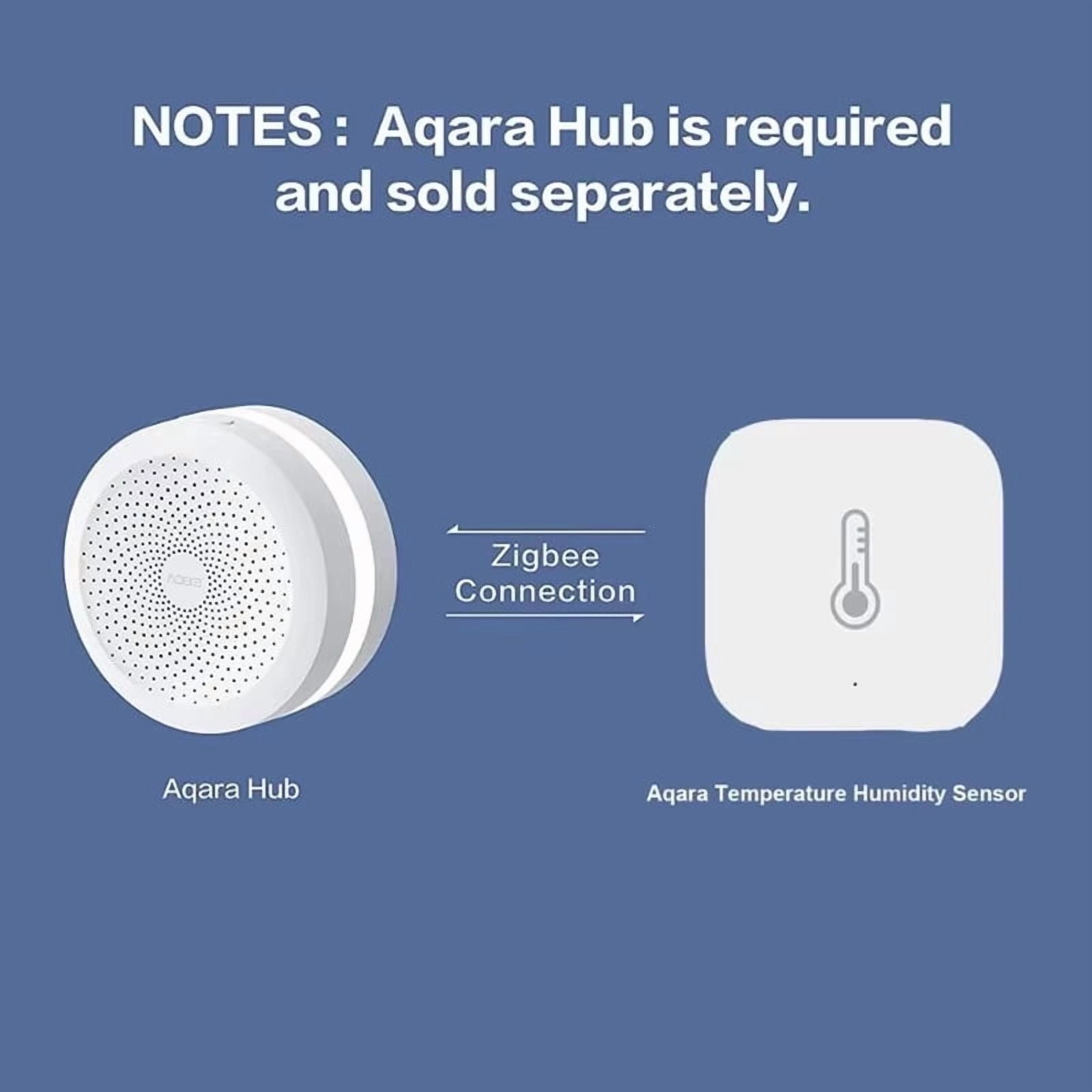Aqara Environment Sensor: Monitor Temperature, Humidity, and Air Pressure | Works with Apple HomeKit, Xiaomi/Aqara Hubs via Zigbee