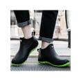 thumbnail image 5 of Crocowalk Women's Fashion Lightweight Safty Rain Boots Waterproof Flat Bootie Kitchen Low Top Work Shoes, 5 of 7