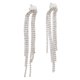 thumbnail image 4 of Pendientes Con Flecos De Diamantes De Imitación, Pendientes Colgantes De aleación, Exquisitos, Elegantes, Brillantes, 2 Piezas Para Fiestas Navideñas Para Mujeres, 4 of 7