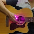 thumbnail image 3 of Guitarra Bajo Ukelele LED Pick Luminous Plectrum Gloria Luz púrpura Protector de selecciones de dedo, 3 of 9