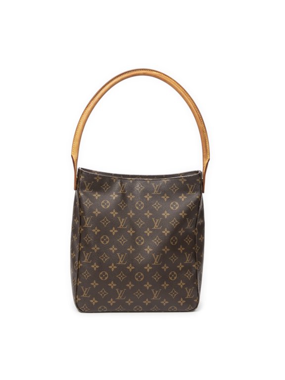 Pre-Owned Louis Vuitton Brown Looping GM Shoulder Bag Monogram Canvas