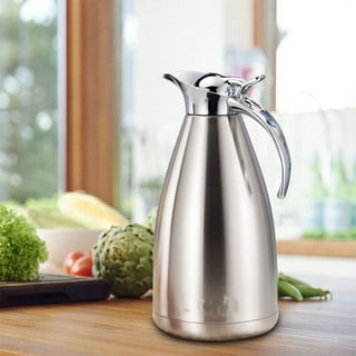 Thermos FN369 20 oz. Stainless Steel Vacuum Insulated Carafe with Push  Button by Arc Cardinal