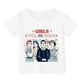 thumbnail image 4 of Filles Seront Filles T-Shirt Imprimé à Manches Courtes Col Rond T-Shirt Imprimé Haut (1a 13a) T-Shirts Chouchous Filles T-Shirt Arc-en-Ciel Hauts avec Soutien-Gorge Intégré Thermiques pour Enfants T-Shirt Filles T-Shirts à Manches Longues Filles 5t, 4 of 4