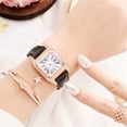 thumbnail image 2 of On Sale! Mothers Day Gift for Grilfriend ,Womens Watches Ladies Strap, Square Dial, Diamond And Star Bracelet Quartz Watch Set,Black Buy 2 Save 10%, 2 of 3