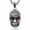 Default, variant on HOOUN Men's Skull / Eagle / Grim Reaper / Cross Pendant Gothic Punk Retro Necklace 24"-Style 3- Skull Cross