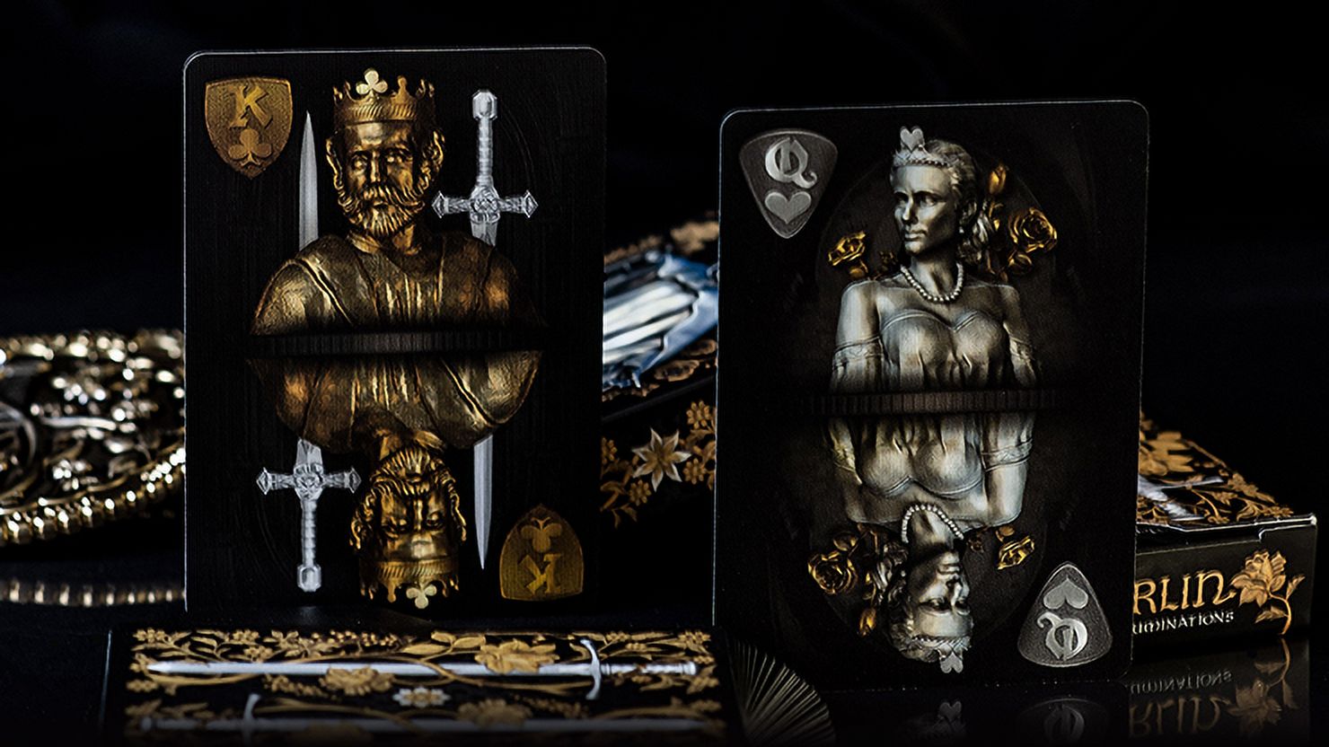 Merlin the Magician Illuminations by Dent-de-Lion du Midi for Art Playing Cards