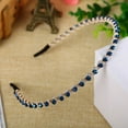 thumbnail image 5 of Kaesi Fashion Handmade Single Row Rhinestones Women Girls Headband Hair Hoop Headwear, 5 of 8