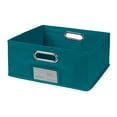thumbnail image 3 of Niche Cubo Half-Size Foldable Fabric Storage Bin- Teal, 3 of 5