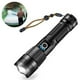thumbnail image 2 of Linterna LED 10000 lúmenes, 5000 mAh USB recargable 26650 batería incluida, 5 modos de luz, zoom, largo tiempo de trabajo linterna táctica de mano para camping, senderismo, caza, emergencia, 2 of 8