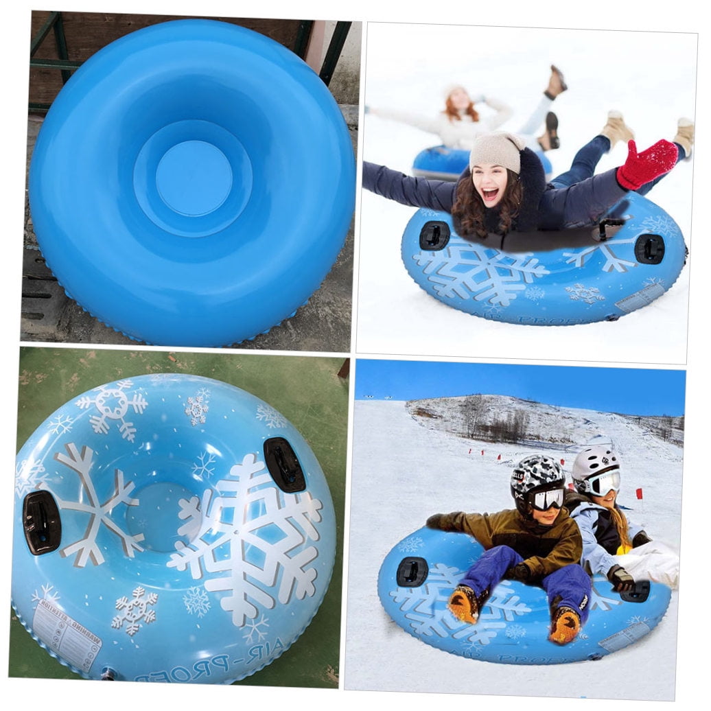 ELAYARD Heavy Duty Inflatable PVC Snow Tube for Winter Outdoor Skiing, Tear-Resistant Design, 1Pc Snow Sled