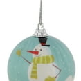 thumbnail image 4 of Northlight 14-Piece Snowmen 'Happy Holidays' Decoupage Christmas Ball Ornament Set 2.25"(60mm) - 2.25", 4 of 6
