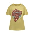thumbnail image 4 of Time and Tru Women's Rolling Stones Logo Graphic Band Tee with Short Sleeves, Sizes XS-XXXL, 4 of 4