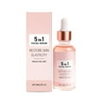 thumbnail image 2 of 5-in-1 Anti-Aging Facial Serum, Rose Gold, 30ml/1oz, with Hyaluronic Acid, Collagen, Vitamin C for Skin Elasticity, Fine Lines, 2 of 9