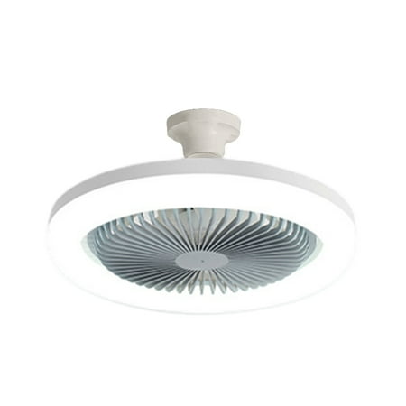 

Bdday Portable Fans Ceiling Fan with Lights Enclosed Low Fan Light Ceiling Light with Fan Hidden Electric Fan with E27 Lamp Fans for Kids