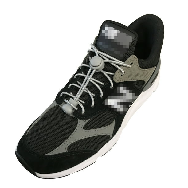 2 Pairs No Tie Elastic Lock Laces ShoeLaces Strings for